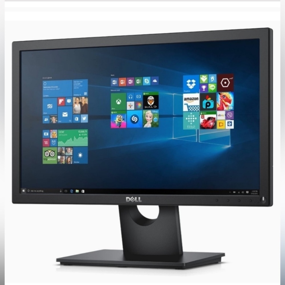 Dell E1916H 18.5" Widescreen LED-Backlit LCD Monitor,Black
